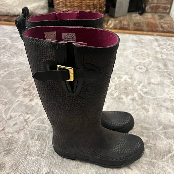 Joules rain boots rubber size 8 - Picture 7 of 14